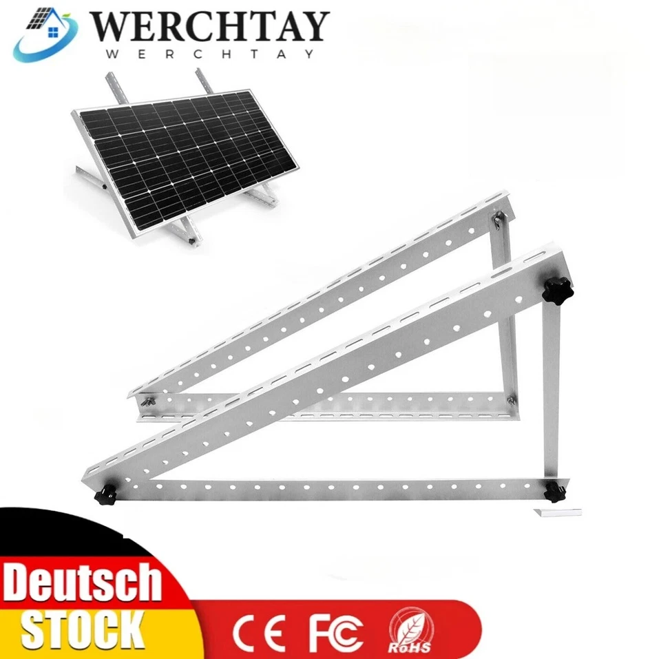 Solarpanel Solarmodul Halterung Photovoltaik Flachdach Aufständerung Montage 0% - Bild 1 von 4
