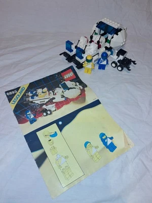 Vintage 1987 LEGO SPACE 6893 ROBOPROBE TRANSPORTER 100% COMPLET + NOTICE Espace - Photo 1/4