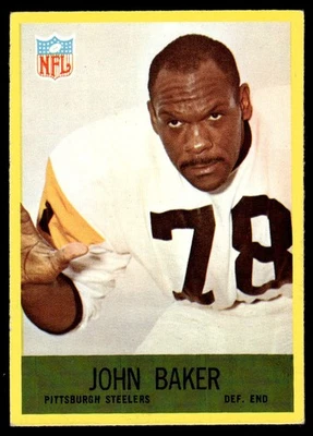 1967 Philadelphia John Baker Pittsburgh Steelers #147 - Image 1 of 2