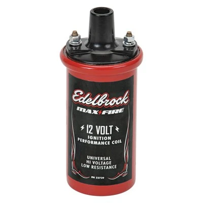 Edelbrock 22739 Ignition Coil 12V Cannister Style, 1.4 Ohm Primary Resistance - Image 1 of 2