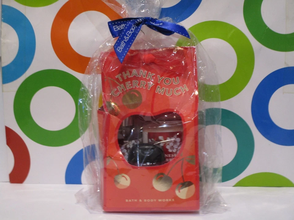 BANHO & BODY WORKS ~ CONJUNTO DE 3 PEÇAS FLOR DE CEREJEIRA JAPONESA ~ VEJA FOTO - Imagem 1 de 1