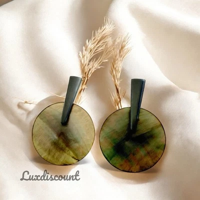 Kendra Scott Jolie Drop Earrings in Indigo Illusion, Navy Gunmetal. Retail $98 - Image 1 of 4