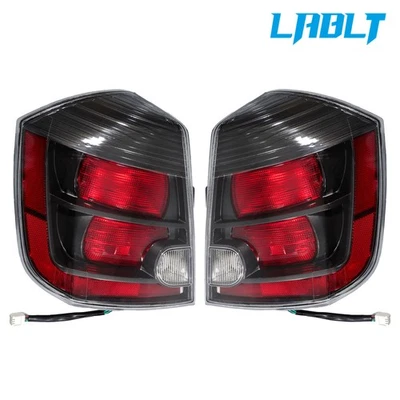 LABLT Pair LH+RH Side Tail Light Lamp Black Interior For 2010-2012 Nissan Sentra - Изображение 1 из 4