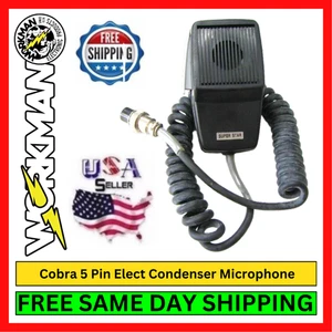 Micrófono condensador eléctrico Workman CBEM5 5 pines para estación base de radio Cobra CB - Imagen 1 de 6
