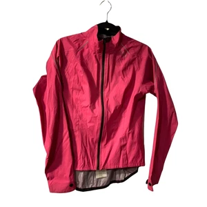 Gore Bike Wear Gore-Tex Cycling Jacket Women's Size L Pink Full Zip Back Pocket - Picture 1 of 10