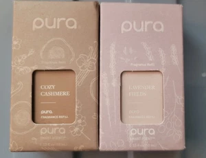 PURA Smart Fragrance Refill Lot of 2 - Cozy Cashmere & Lavender Fields Scents - Picture 1 of 1