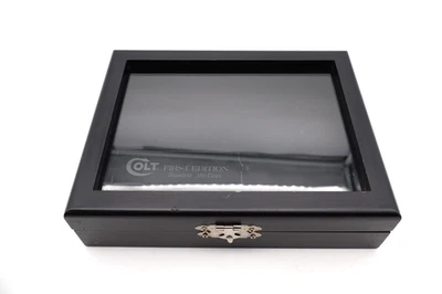 Colt First Edition Stainless .380 Gov’t Presentation Case Display Box - Image 1 of 4