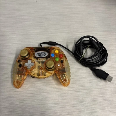 Controlador Mad Catz con Cable 4526 MACRO Xbox Naranja Transparente Probado Foto 1 de 3