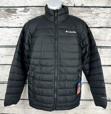 Columbia Powder Lite Full-Zip Jacket Black Puffer Men's Size Small (S) - New - Image 1 of 4