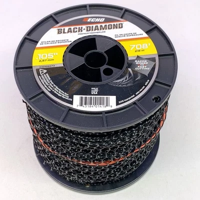 Genuine ECHO Black Diamond 330105073  - 3 LB SPOOL  .105 Trimmer Line 708 Feet - Image 1 of 4
