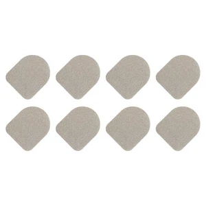 Gloves Touch Screen Sticker 1" x 4/5" Carbon fiber Black 8 Pcs(12 In 1) - Zdjęcie 1 z 7
