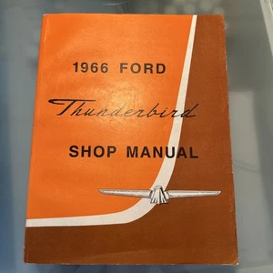 1966 Ford Thunderbird Orig Shop Manual Vintage Car Service Maint  First Print - Picture 1 of 22