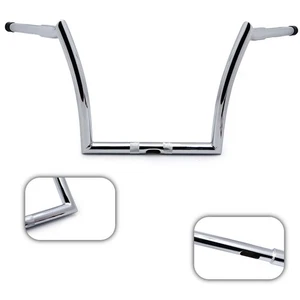 12" Rise Ape Hangers Handlebar For Harley Sportster 1200 Forty-Eight - Picture 1 of 17