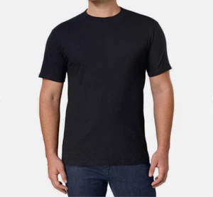 Kirkland Signature Men's Crew Neck Black T-Shirts, 6-pack, Size 2XL - Picture 1 of 2