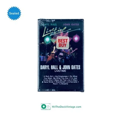 Daryl Hall & John Oates Livetime Cassette Tape (1978) US 1st Soul Rock SEALED - Image 1 of 4