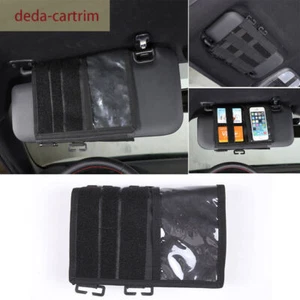 Left Sunvisor Multipurpose Storage Bag Pocket Organizer For Subaru BRZ 2022-2023 - Picture 1 of 9
