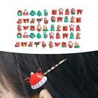 50x Christmas Flatback Embellishments, Christmas Resin Charms for Crafts, Lovely