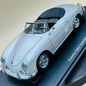 AUTOart 1/18 Porsche 356A Speedster Silver Millennium Cabriolet Spider 77861 - Picture 1 of 16