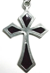 Fenster des Lichts Kreuz - Großer Diamant (lila Harz) - Bild 1 von 2
