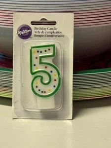 Numeral Number 5 Birthday Candle from Wilton New!!! - Picture 1 of 1