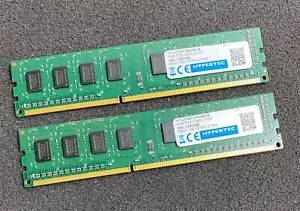 8GB Kit (2 x 4GB) Hypertec HYU31651284GBOE PC3-12800U DDR3 Computer Memory RAM - Picture 1 of 3