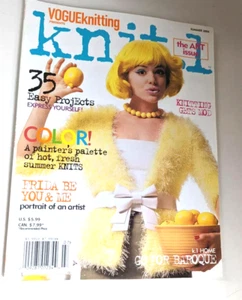 Vogue Knitting - Knit 1 Summer 2006 - The Art Issue - Imagen 1 de 1