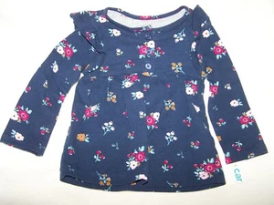 Carter's Blue Long Sleeve Shirt for Girl ~ 2 Toddler; NWT - Picture 1 of 4