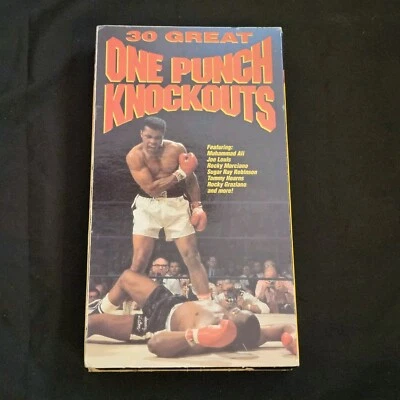 30 Great One Punch Knockouts - VHS - Image 1 of 3