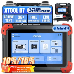 2025 XTOOL D7 OBD2 Full System Diagnostic Scanner Bidirectional Tool Key Coding - Picture 1 of 18