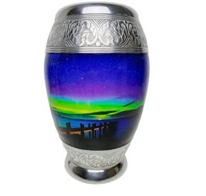 Aurora Australis Urn For Adults Cremation Urn For Human Ashes - Picture 1 of 5