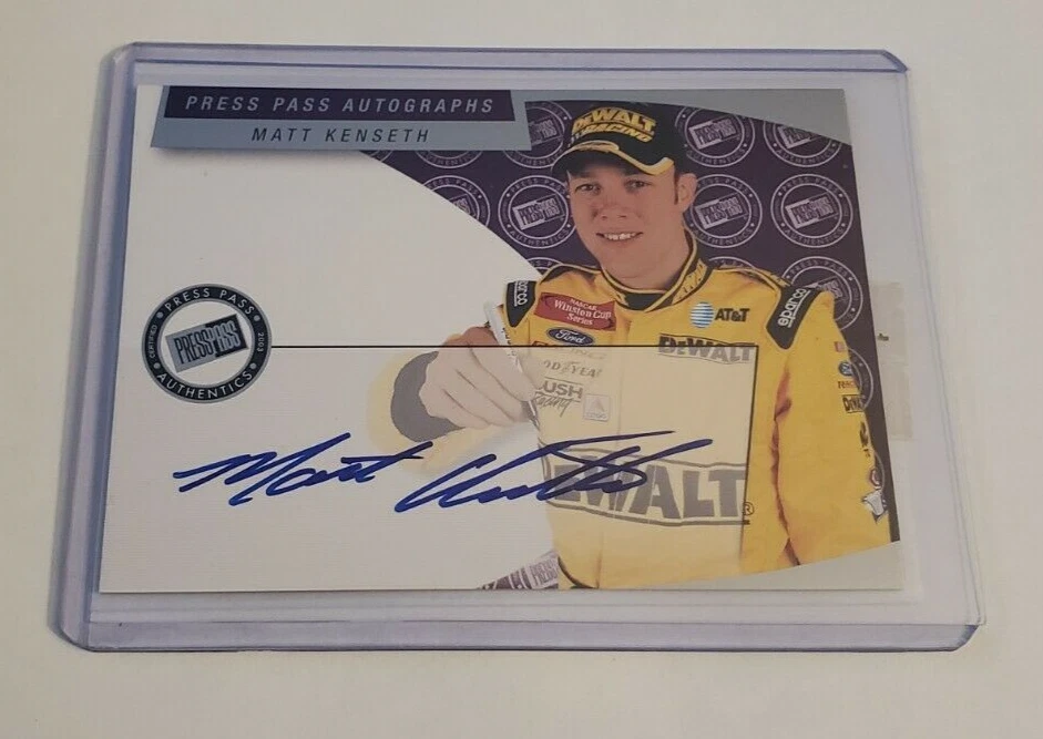 R78,239 - 2002 Press Pass Nascar Autograph Matt Kenseth  - Image 1 of 1