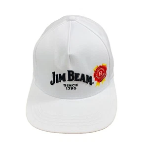 Jim Beam Snapback Cap Unisex Adult OSFM White "Jim Beam Since 1795" Cotton NEW - Bild 1 von 13