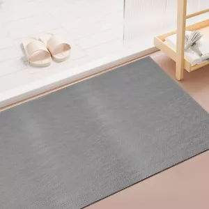 5mm PVC Cut-out Anti-slip Floor Mat Grey Pool Bathroom Shower Wet Area Mats - Picture 1 of 20
