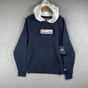 SuperBowl LVI Hoodie Mens Medium Blue New Era Sweatshirt NFL Football NWT $109 - Picture 1 of 14