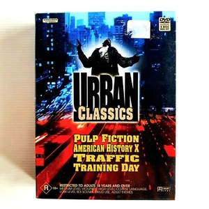 Urban Classics DVD Box Set Pulp Fiction, Training Day, Am History X, Traffic R4 - Picture 1 of 12