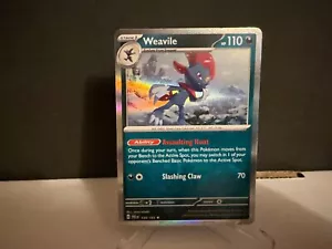 2024 Pokemon TCG Weavile 134 Paldean Fates Holo Rare Card NM+ - Picture 1 of 1