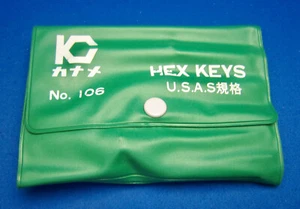 KANAME カナメ Vintage No.106 12 pc.HEX/ALLEN KEY SET Made In Japan UNUSED COND.#1 - Picture 1 of 12