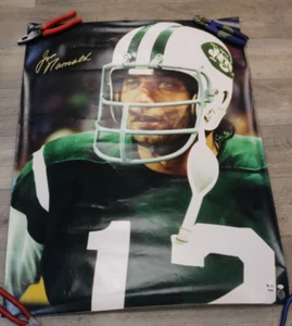 Joe Namath Autographed New York Jets 30''x40'' Poster PSA/DNA Certififed * LOOK* - Picture 1 of 5