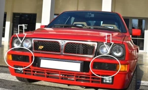 COPPIA GRIGLIE PARAURTI ANTERIORE LANCIA DELTA INTEGRALE EVOLUZIONE - Imagen 1 de 3