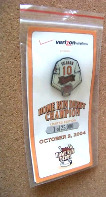 2004 Home Run Derby Champion Miguel Tejada Baltimore Orioles All Star event - Image 1 of 4