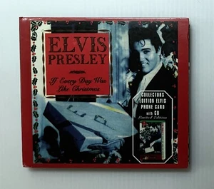 Elvis Presley If Every Day Was Christmas CD Limited Edition Phone Card Australia - Picture 1 of 3