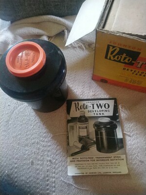 Johnson Roto-Two 35mm film developing tank Vi...