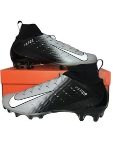 Nike Mens Vapor Untouchable Pro 3 Black Grey Football Cleat AO3021-005 Size 16 - Picture 1 of 11
