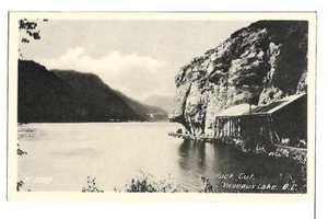 (1302) PHOTO P/C ROCK CUT VASEAUX LAKE BC UNUSED - Picture 1 of 2