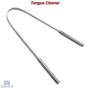 Tongue Cleaner Scraper Dental Care Oral Stainles Steel Hygiene Tounge Mouth Tool - Picture 1 of 5