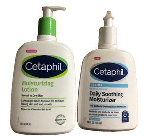 2 Cetaphil Loción Hidratante Hidratante + Hidratante Calmante para ECZEMA - Imagen 1 de 6