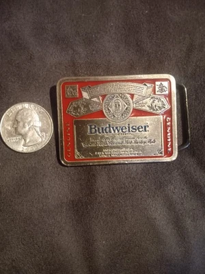 Hebilla de cinturón Budweiser vintage 2241a Foto 1 de 3