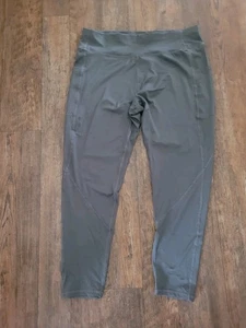 High Waist Leggings mit Taschen Workout Yogahose Gr. 3XL grün - Bild 1 von 5