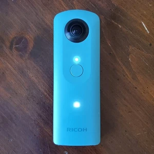 Cámara Esférica Ricoh Theta SC Azul 360° YJ30 HD 1080p Video PROBADA FUNCIONANDO - Imagen 1 de 11