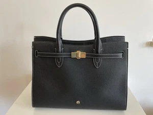 Aigner Handtasche Business Tasche Farah L schwarz neu NP895€ - Bild 1 von 9